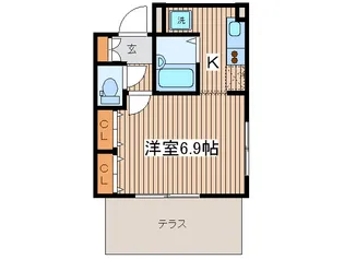 アーデン代々木上原【1階】の間取り
