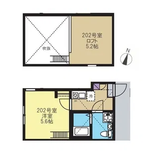リスタ保土ヶ谷【2階】の間取り
