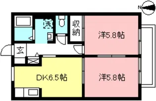 パルヴィレッジ【1階】の間取り