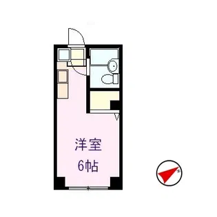 ドルフィン大浦【6階】の間取り