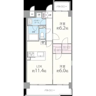 NDO【6階】の間取り