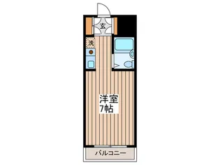 藤和シティスクエア桜上水【1階】の間取り