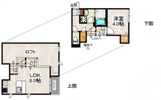CB姪浜レステ【1階】の間取り