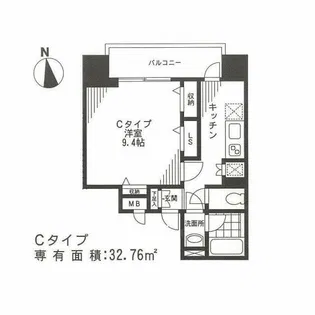 ファイブフォー白金【4階】の間取り