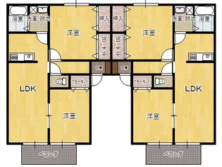 ドミールII【2階】の間取り