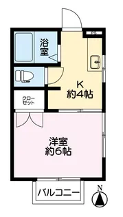 ハイツマナティー【2階】の間取り