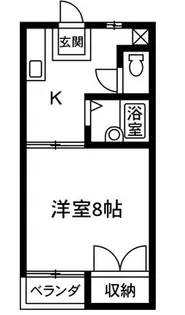 ホープハイツ【2階】の間取り