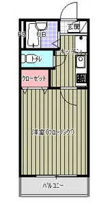 エポックヒルズII【1階】の間取り