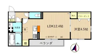 サテライト中央林間【3階】の間取り