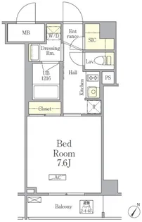 東京都世田谷区池尻3【マンション】の間取り