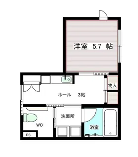 ヒストリア堀川小泉【1階】の間取り