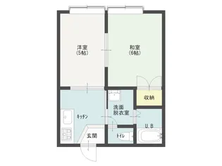 ハイムビィオーレ【2階】の間取り