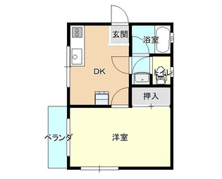 稲荷ハイツ【2階】の間取り