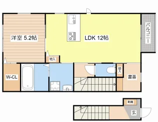 ラフィネ西今【2階】の間取り