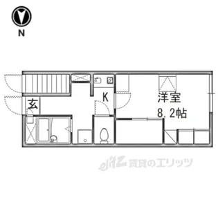 レオパレスオアシス【1階】の間取り