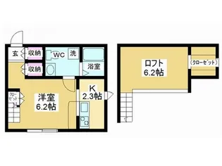 プリマ坂戸参番館【1階】の間取り