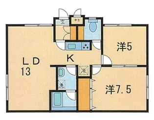 【弊社窓口】メゾンドアイ【1階】の間取り