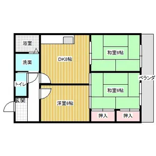 ドエル和泉【5階】の間取り