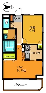 サンヴァーリオ虎丸【12階】の間取り