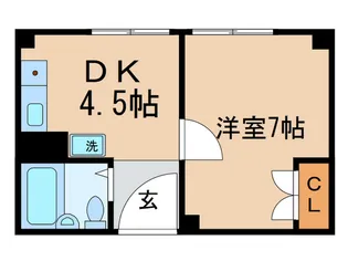 イ-ストビル【4階】の間取り