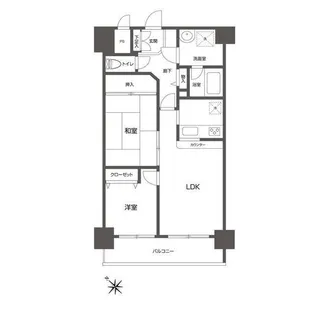 グリーンフィールド大山【2階】の間取り