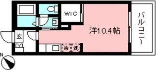 エミネンス東和泉【1階】の間取り