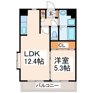 アビタート杉の本【2階】の間取り