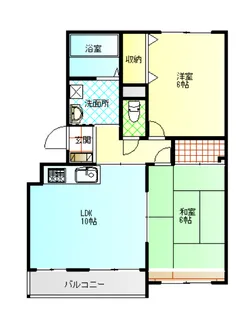 コーポラス安部【3階】の間取り