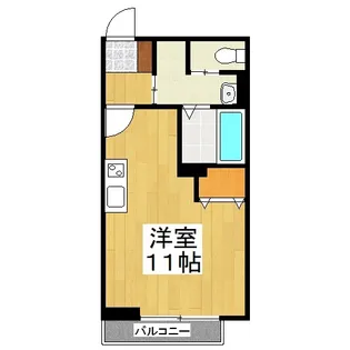 チッタ・デ・雄嶋【1階】の間取り