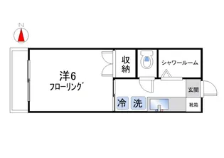 第3三池ビル【4階】の間取り