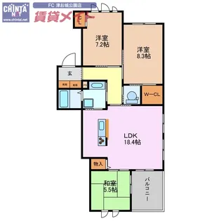 T-stage【3階】の間取り