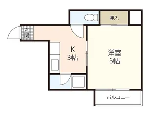 山本ビル(三篠)【2階】の間取り