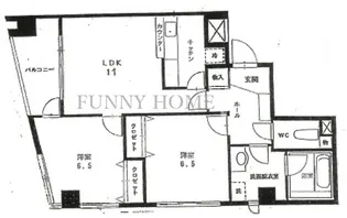 ガーデンホームズ羽根木公園【1階】の間取り