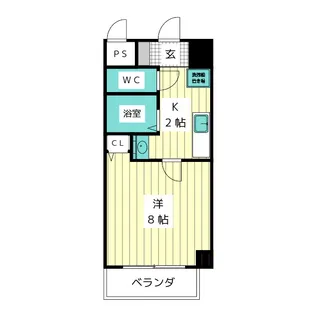 ヤマトマンション大須V【8階】の間取り