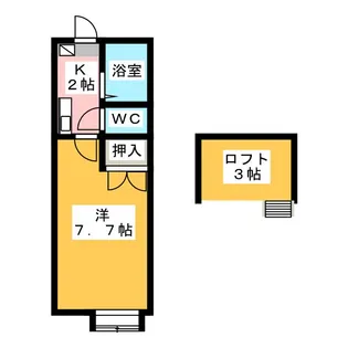 シェリール・ミニB【1階】の間取り