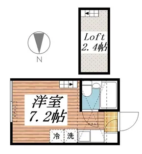 神奈川県相模原市中央区淵野辺2【アパート】の間取り