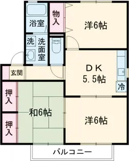 セジュールDX【2階】の間取り