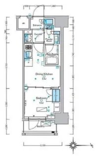 ルフォンプログレ浅草入谷【6階】の間取り