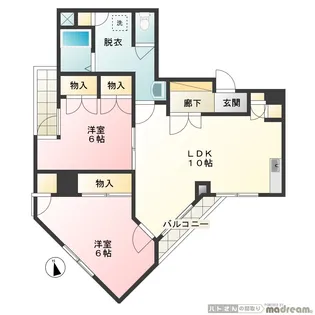 グレースいしかわ【3階】の間取り
