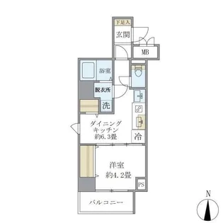 東京都江東区森下3【マンション】の間取り