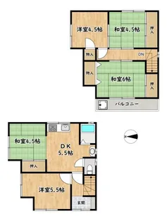 兵庫県尼崎市尾浜町1【一戸建】の間取り