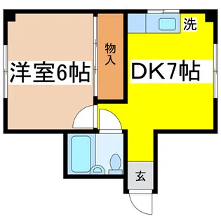 ロータスハイツ【2階】の間取り