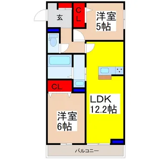 E’clat(エクラ)【1階】の間取り