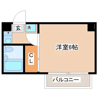 コンフォートレジデンス【2階】の間取り