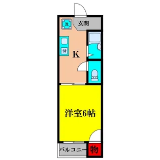 大阪府大阪市東淀川区上新庄3【マンション】の間取り