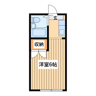 府中ハイツ【1階】の間取り