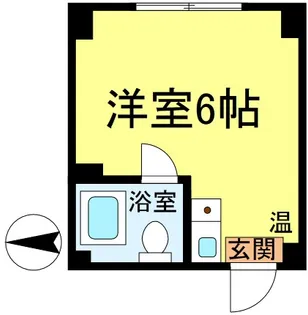 レジデンスカープ新小岩【1階】の間取り