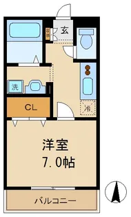 アピテ・プランシェ【1階】の間取り