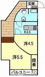 アーク諏訪の森【1階】の間取り