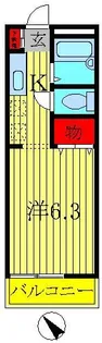 メゾンソレジオ【2階】の間取り